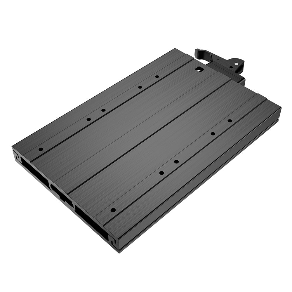 Lowrance Recon Quick Release Bracket for Lowrance Electric Steer and Most Other Freshwater Electric Steer Trolling Motors - Black Aluminum (000-16422-001)