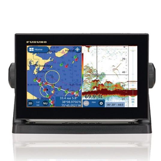 Furuno GP1971F 9" Multi Touch GPS/WAAS Chart Plotter with CHIRP and Conventional Fish Finder