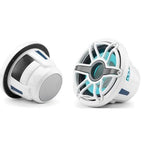 JL Audio M6-10IB-S-GwGw-i-4 10" Marine Infinite-Baffle Subwoofer with RGB LED Lighting, White Sport Grille (010-03085-00)