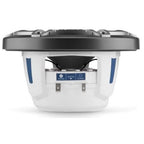 JL Audio M6-650X-S-GmTi-i 6.5" Marine Coaxial Speakers with RGB LED Lighting, Titanium Sport Grilles, Pair (010-03092-00)