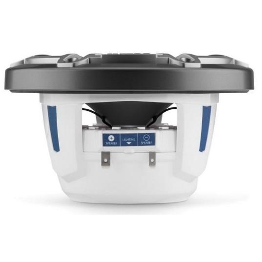 JL Audio M6-650X-S-GmTi-i 6.5" Marine Coaxial Speakers with RGB LED Lighting, Titanium Sport Grilles, Pair (010-03092-00)