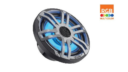 HERTZ AUDIO HEX 6.5 S-LD-G - 6.5" 4 Ohm MARINE SPORT COAX - GREY, RGB | 78040375