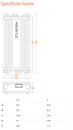 HERTZ AUDIO HMP 1D - 300W MARINE & POWERSPORTS D-CLASS MONO AMPLIFIER | 78270000