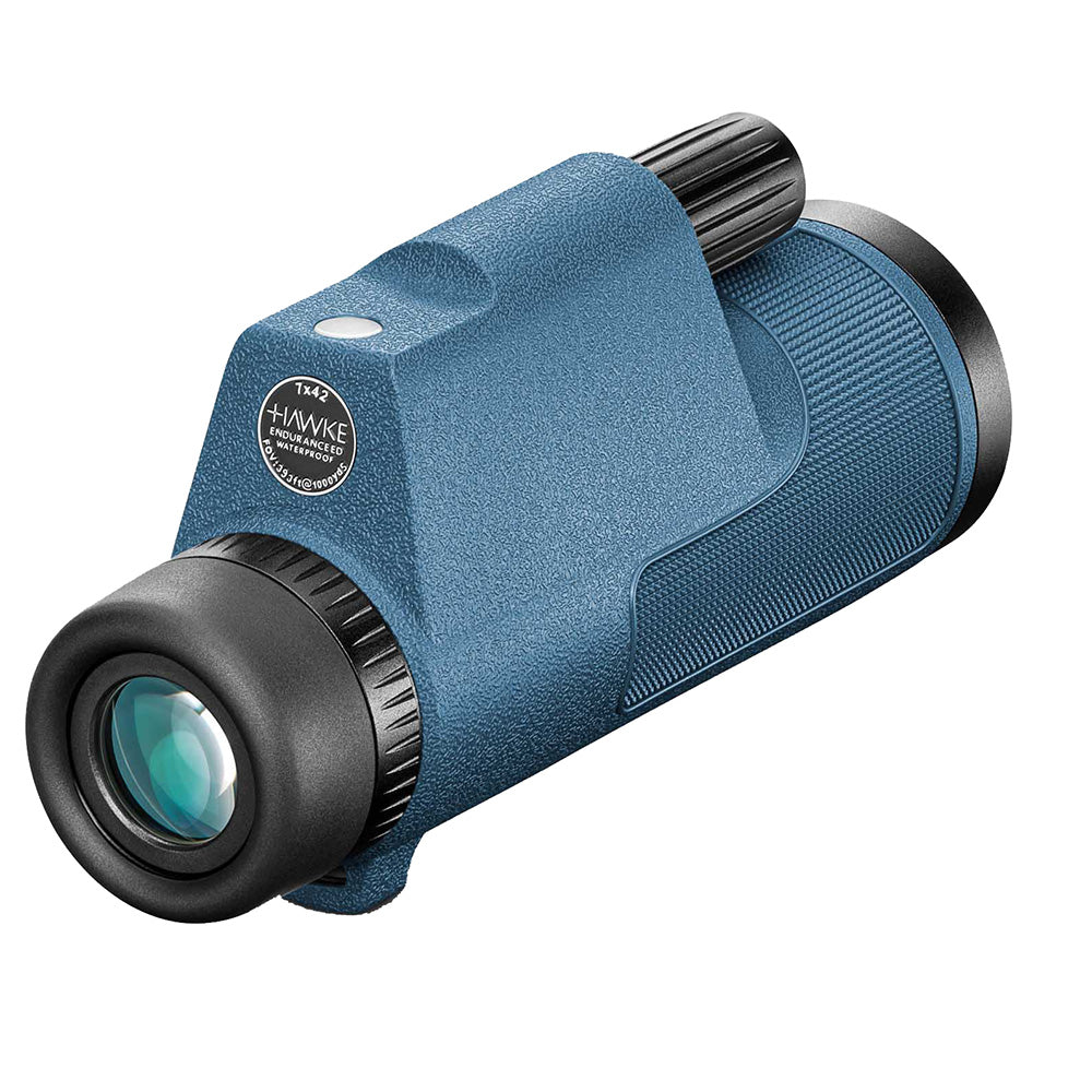 Hawke Optics Endurance ED 7x42 Marine Monocular with Compass - Blue (36521)