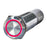PlashLights REVERT Harsh Environment 22MM 3 Color Dual Output Push Button Switch - Stainless Steel | HPBS-DO-22-SS-M