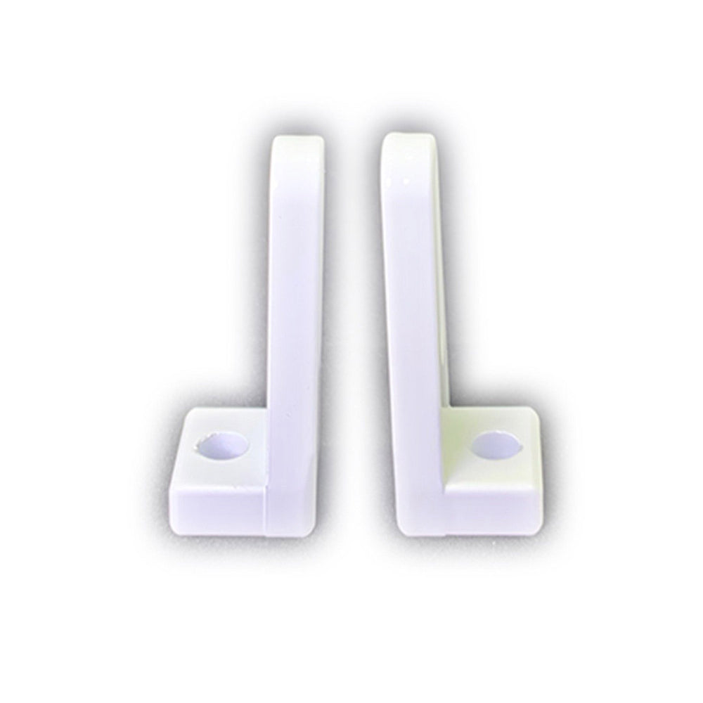 PlashLights Billet Aluminum Light Bar "L" Mount - .375" Slot - Pair | L8-WHT-PAIR