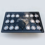 PlashLights Marine Push Button Switch - Red LED - 40a - Stainless Steel - Momentary | PL22SS-M-RD