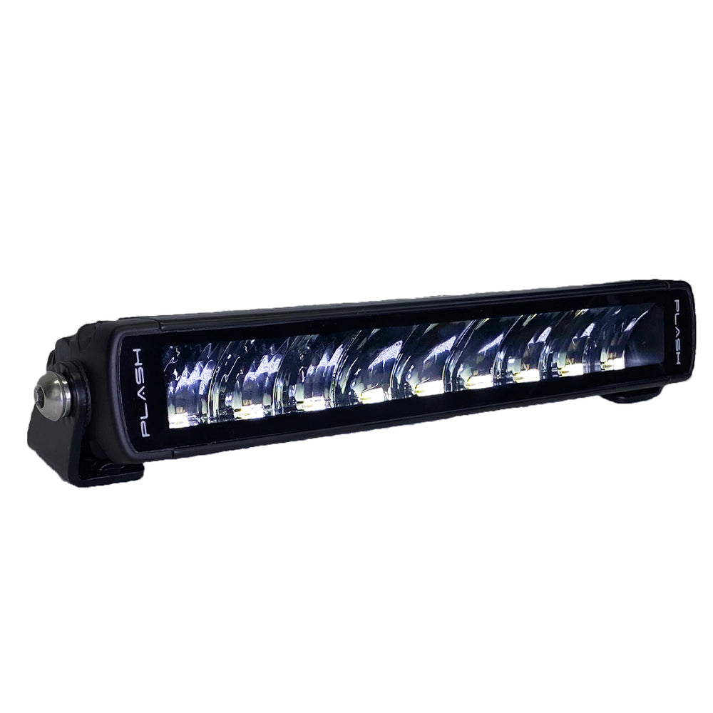 PlashLights 10" SRX 2-Series Single Row LED Light Bar - Black Housing | SRX2-10