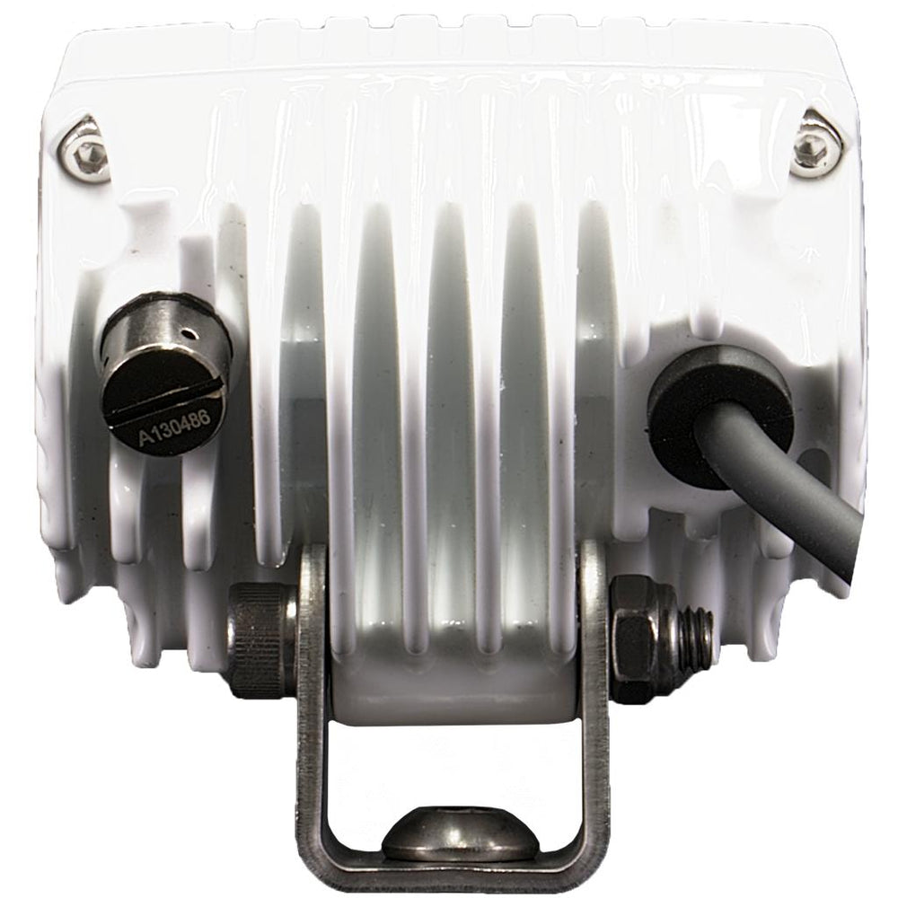 PlashLights 20W Low Profile LED Spreader Light - 120 Scene Flood - White Housing | 20-LP-SC-WHT