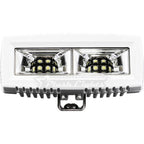 PlashLights 40W Low Profile LED Spreader Light - 140 Scene Flood - White Housing | 40-LP-SC-WHT
