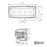 PlashLights 40W Low Profile LED Spreader Light - 140 Scene Flood - White Housing | 40-LP-SC-WHT