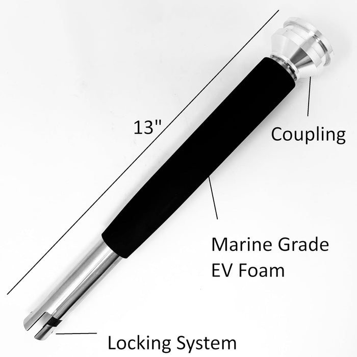 LocMarine Marine-Grade Rod Holder Mount for Starlink Mini Antenna - Flat Dish Base | TRVL-ROD