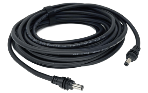 LocMarine 16 AWG Starlink Mini Rugged Power Cable , Double Connector 30' | TRVL-30FC