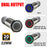 PlashLights REVERT Harsh Environment 22MM 3 Color Dual Output Push Button Switch - Black | HPBS-DO-22-BLK-M