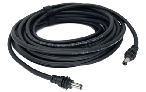 LocMarine 16 AWG Starlink Mini Rugged Power Cable , Double Connector 10Ft | TRVL-10FC