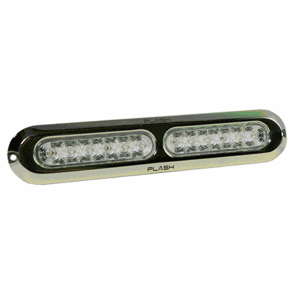 PlashLights Poquito 60W Underwater Transom Light - RGB - Pair - W/ Controller | PL-UWL-60W-RGB-K