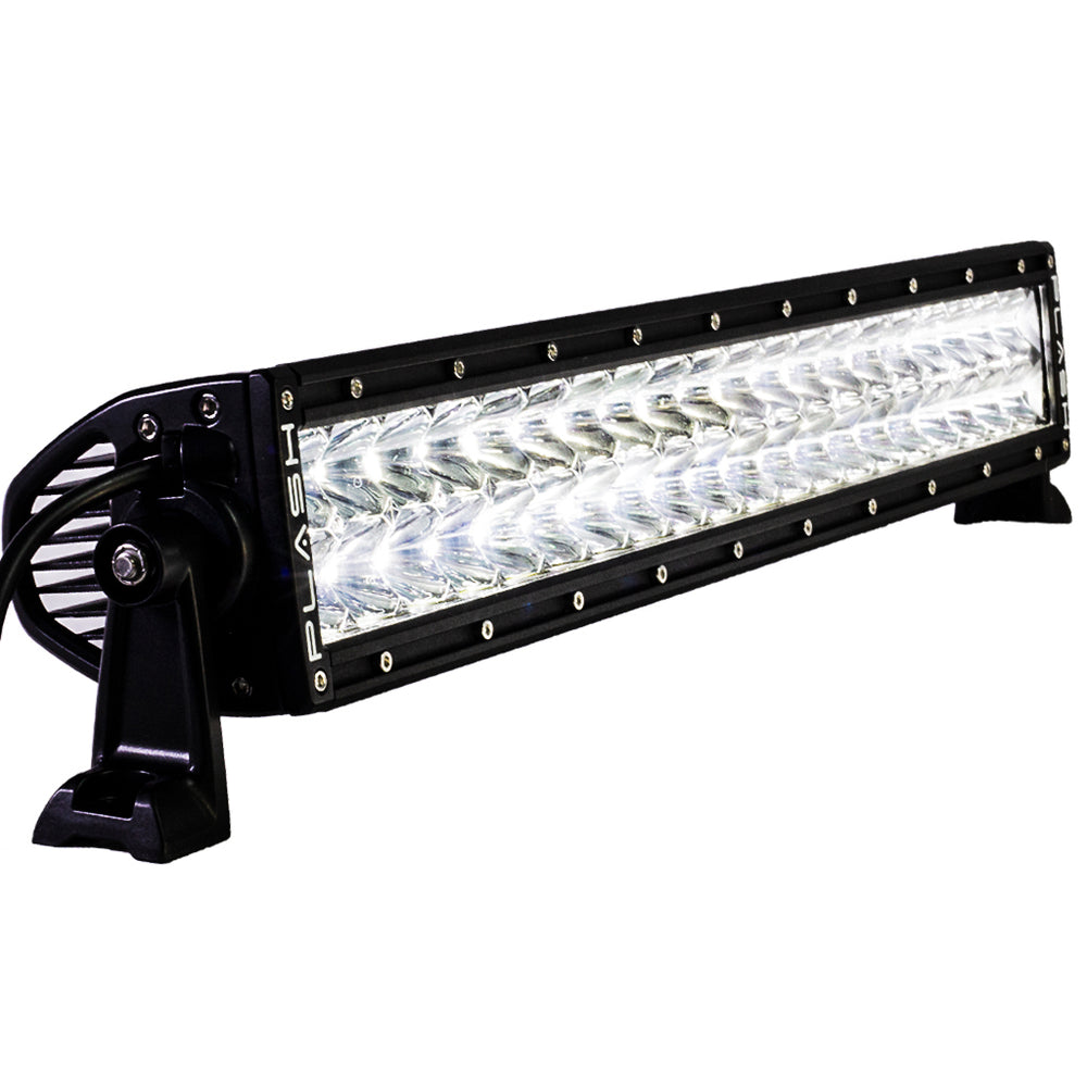 PlashLights 20" XX-Series LED Light Bar - 5W - Straight - Black Housing | XX-20-5W