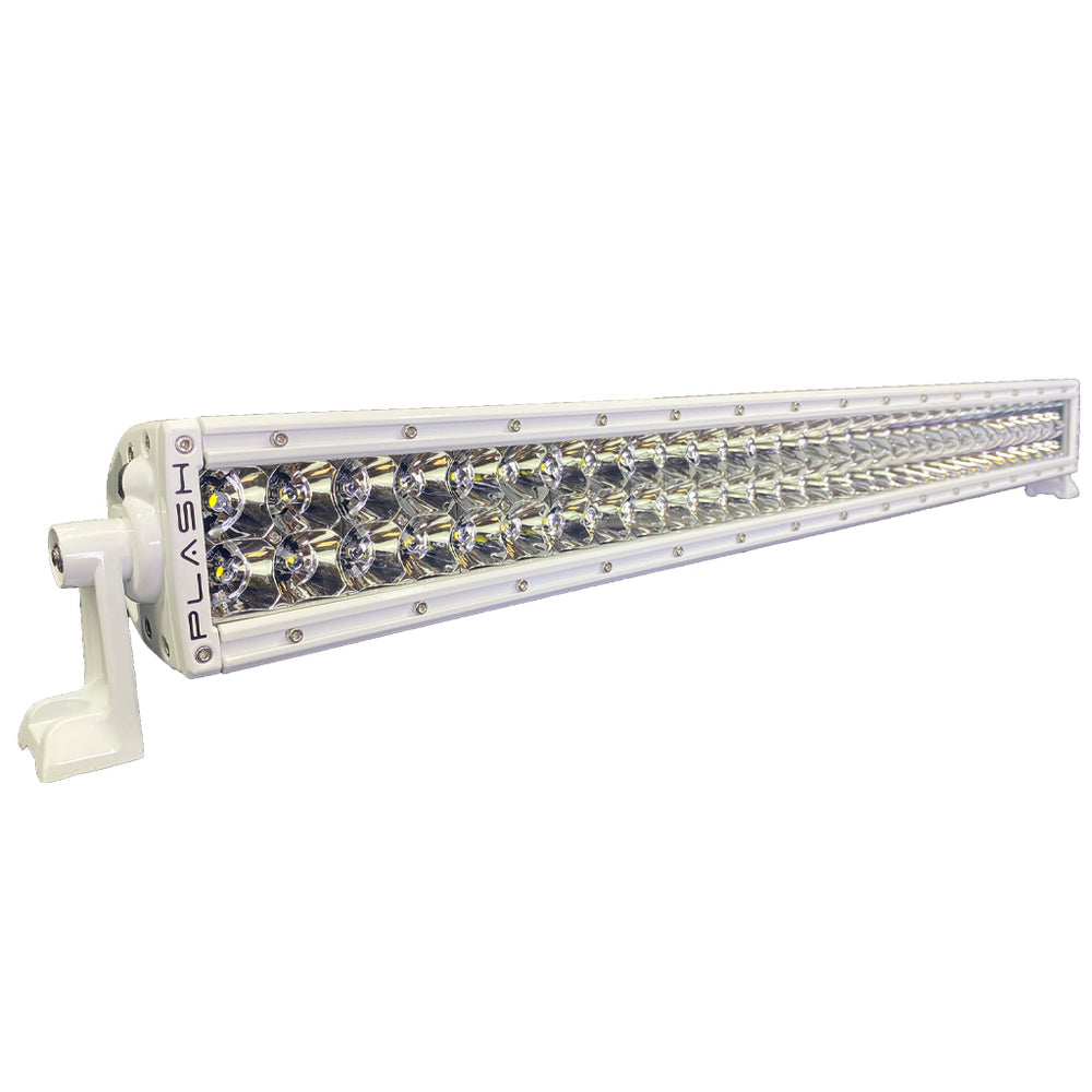 PlashLights 30" XX-Series LED Light Bar - 5W - Straight - White Housing | XX-30-5W-WHT