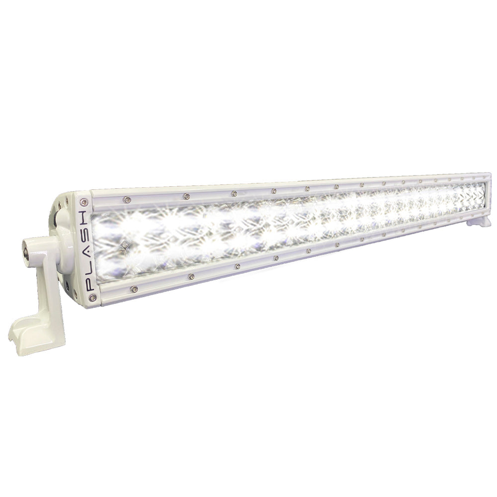 PlashLights 30" XX-Series LED Light Bar - 5W - Straight - White Housing | XX-30-5W-WHT