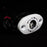 PlashLights Corpus - Blue Carbon Fiber LED Deck Light - White Housing | CF-RL-BLU-S-WHT