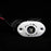 PlashLights Corpus - Blue Carbon Fiber LED Deck Light - White Housing | CF-RL-BLU-S-WHT