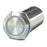 PlashLights REVERT Harsh Environment 22MM Dual Color Push Button On/Off Switch - Stainless Steel | HPBS-22-SS-L