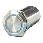 PlashLights REVERT Harsh Environment 22MM Dual Color Push Button Momentary Switch - Stainless Steel | HPBS-22-SS-M