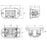 PlashLights 20W Flush Mounted Low Profile LED Light - 120 Scene Flood - Black | 20-LP-FM-SC