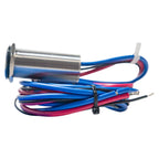 PlashLights REVERT Harsh Environment 22MM Dual Color Push Button On/Off Switch - Black | HPBS-22-BLK-L