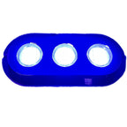 PlashLights Grande 180W Underwater Transom Light - Blue - Pair | PL-UWL-180BLU-K