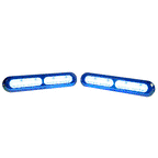 PlashLights Poquito 60W Underwater Transom Light - Blue - Pair | PL-UWL-60W-BL-K