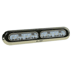 PlashLights Poquito 60W Underwater Transom Light - Blue - Pair | PL-UWL-60W-BL-K