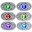 PlashLights Corpus - RGB Carbon Fiber LED Deck Light - White Housing | CF-RL-RGB-S-WHT