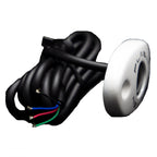 PlashLights Corpus - RGB Carbon Fiber LED Deck Light - White Housing | CF-RL-RGB-S-WHT