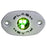 PlashLights Corpus - RGB Carbon Fiber LED Deck Light - White Housing | CF-RL-RGB-S-WHT