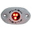 PlashLights Corpus - RGB Carbon Fiber LED Deck Light - White Housing | CF-RL-RGB-S-WHT