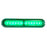 PlashLights Poquito 60W Underwater Transom Light - Green - Pair | PL-UWL-60W-GRN-K