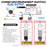 PlashLights REVERT Harsh Environment 19MM 3 Color Dual Output Push Button Switch - Black | HPBS-DO-19-BLK-M