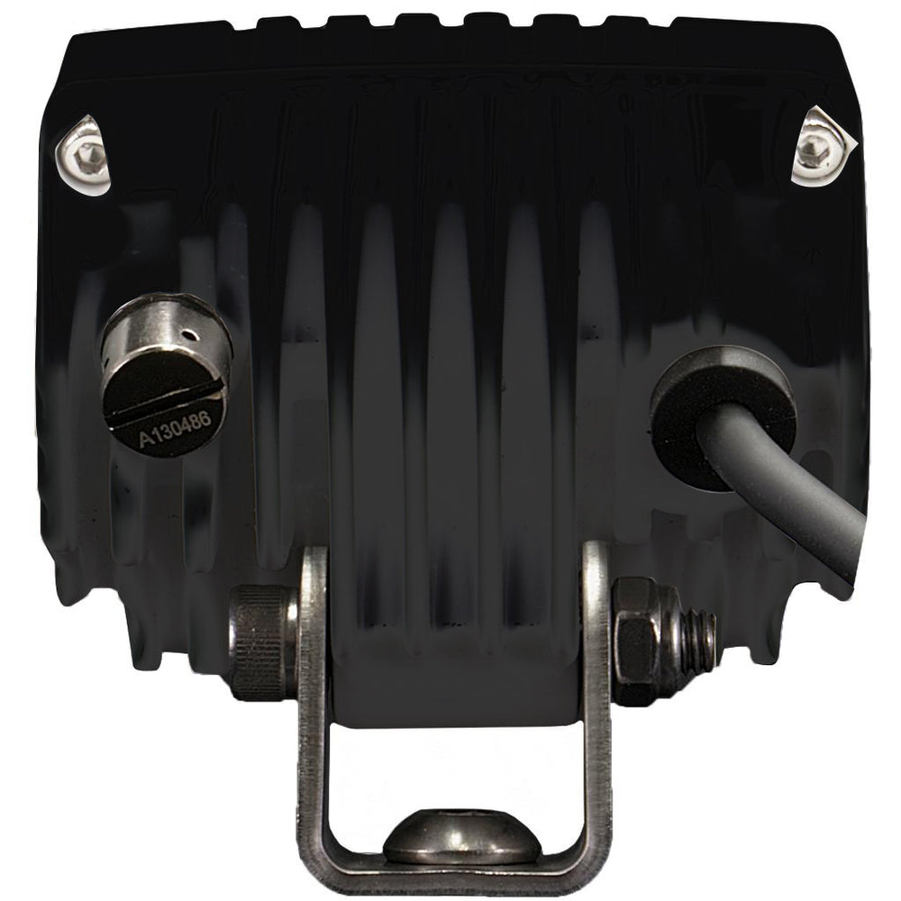 PlashLights 20W Low Profile LED Spreader Light - 120° Scene Flood - Black Housing | 20-LP-SC