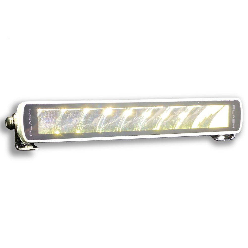 PlashLights 10" SRX 2-Series Single Row LED Light Bar - White Housing | SRX2-10-WHT