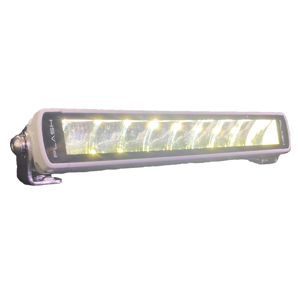 PlashLights 10" SRX 2-Series Single Row LED Light Bar - White Housing | SRX2-10-WHT