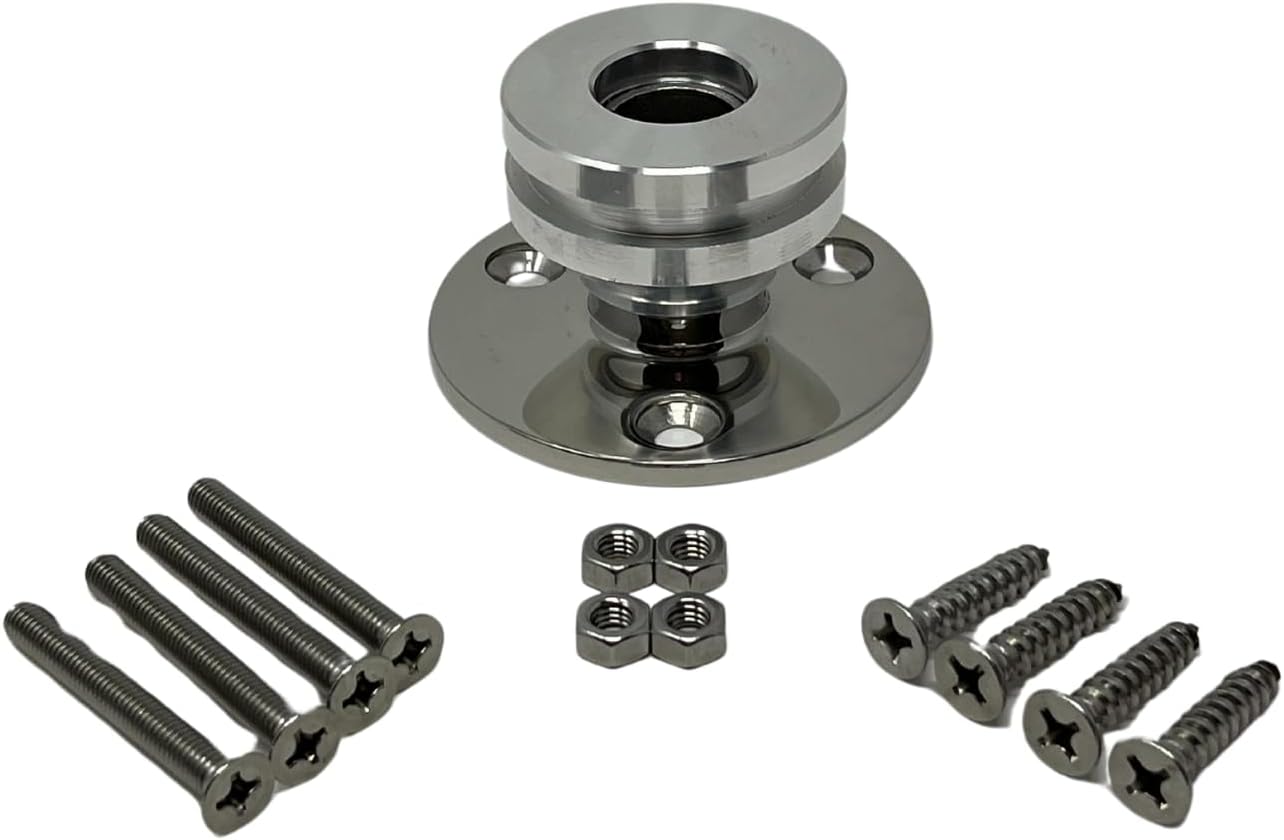 LocMarine 8460 Starlink Mini Coupling with Stainless Steel Fixed Mount Base Kit. | LM-SMINI-FX