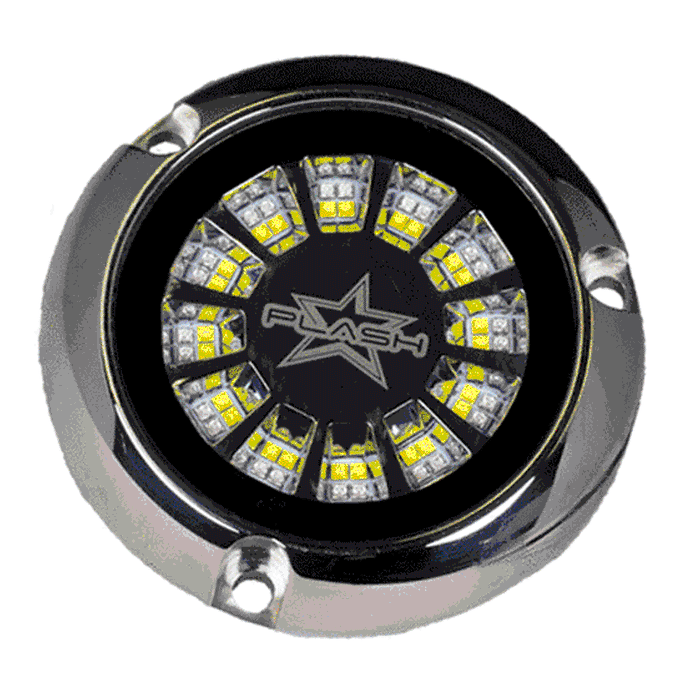 PlashLights Epik Underwater Transom Light - Blue + White - Pair | PL-UWL-EPIK-B/W-K