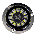 PlashLights Epik Underwater Transom Light - Blue + White - Pair | PL-UWL-EPIK-B/W-K