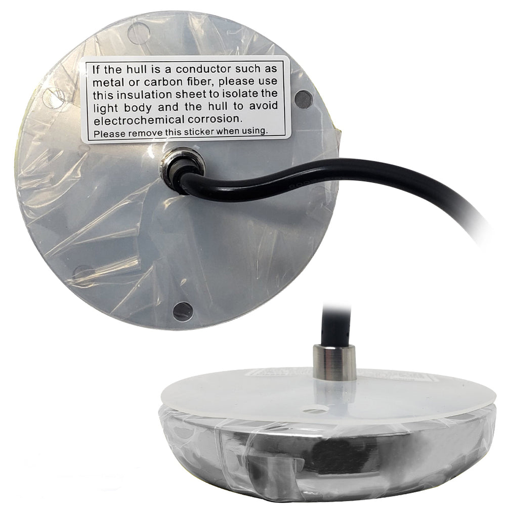 PlashLights Epik Underwater Transom Light - Blue + White - Pair | PL-UWL-EPIK-B/W-K