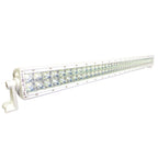 PlashLights 40" XX-Series LED Light Bar - 5W - Curved - White Housing | XX-40-5W-WHT-R