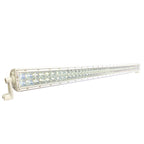 PlashLights 50" XX-Series LED Light Bar - 5W - Curved - White Housing | XX-50-5W-WHT-R