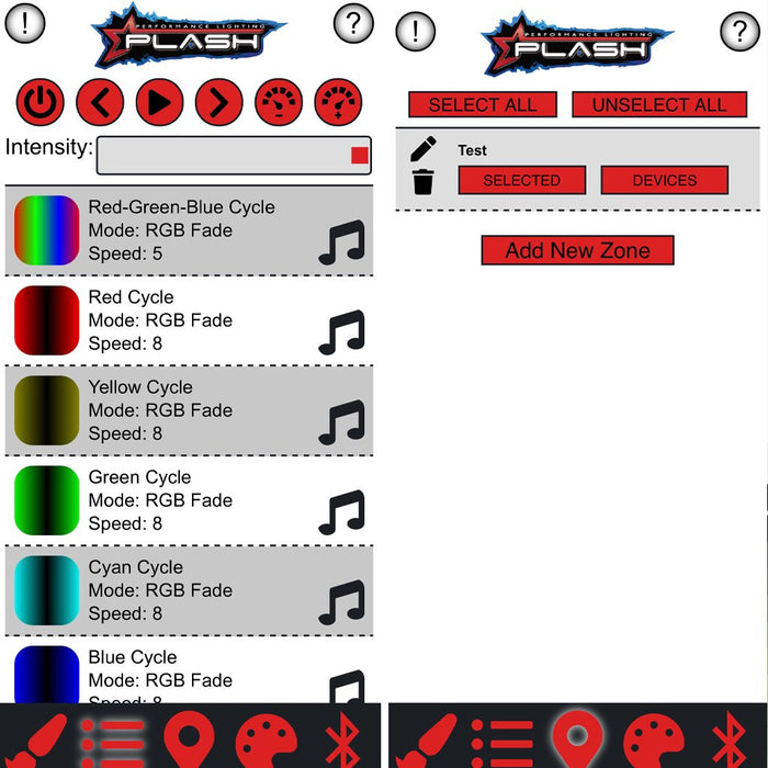 PlashLights RGB Pair - 180W - 13,950 Lm/Ea - Includes RGB Controller | PL-UWL-180RGB-K