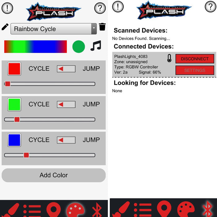 PlashLights RGB Pair - 180W - 13,950 Lm/Ea - Includes RGB Controller | PL-UWL-180RGB-K