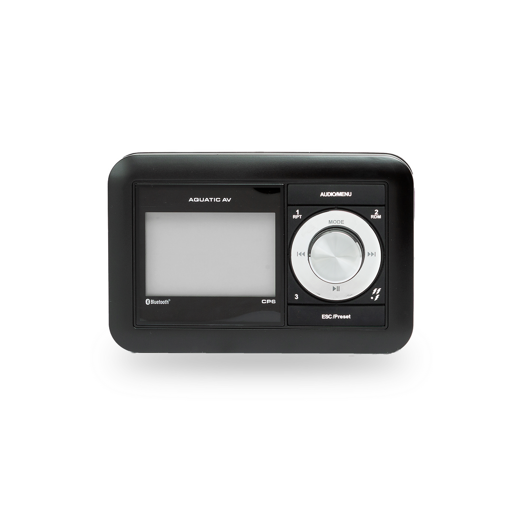 Aquatic AV CP6 AM/FM Compact Waterproof Marine Bluetooth Stereo with USB Port (CP611)
